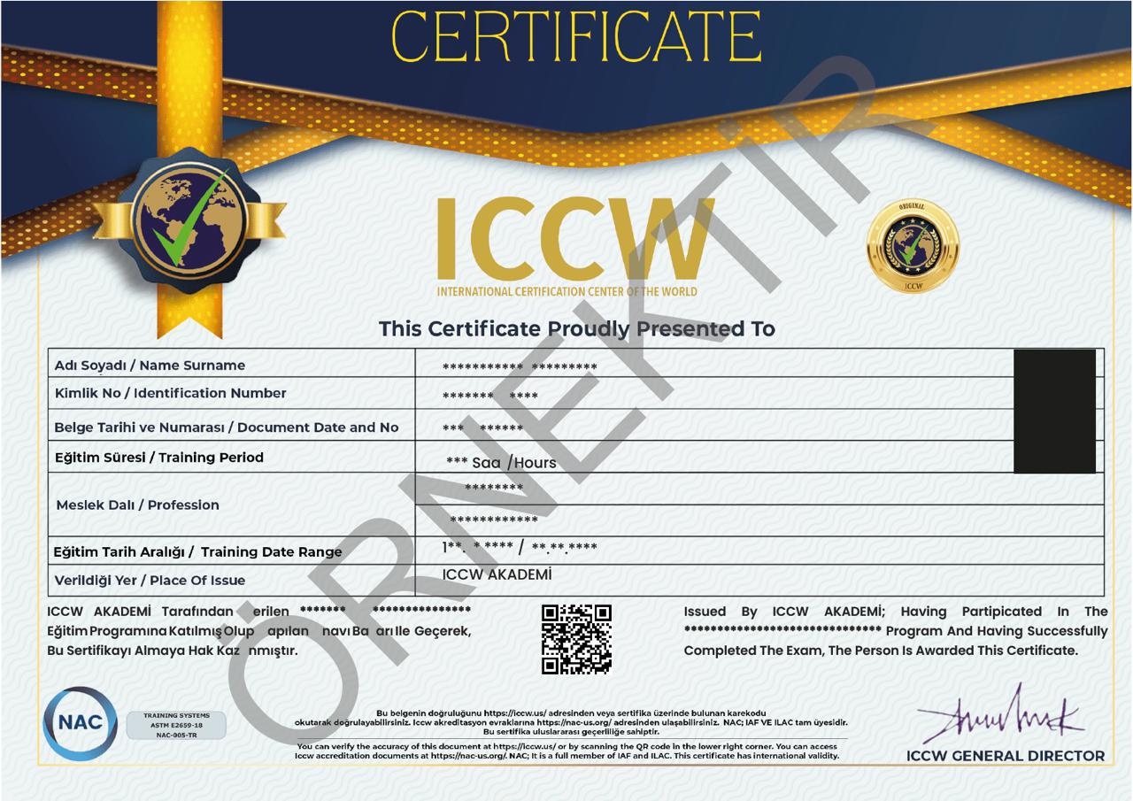 ICCW Uzmanlık Sertifikası
